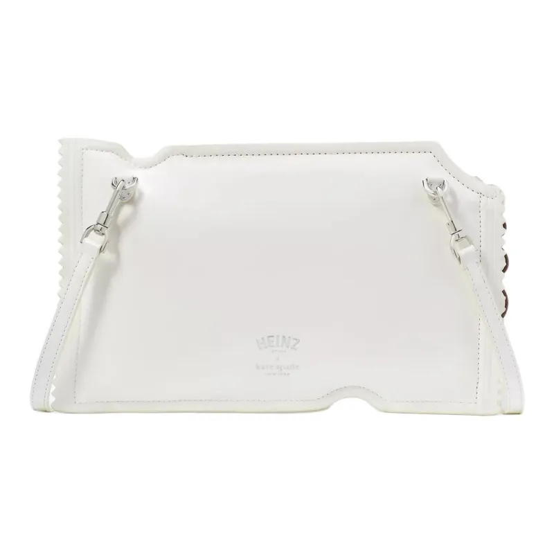 Kate Spade Heinz Collaboration Synthetic Leather Smooth Cow Leather Bonded Shoulder Bag Crossbody Bag Women's White-2