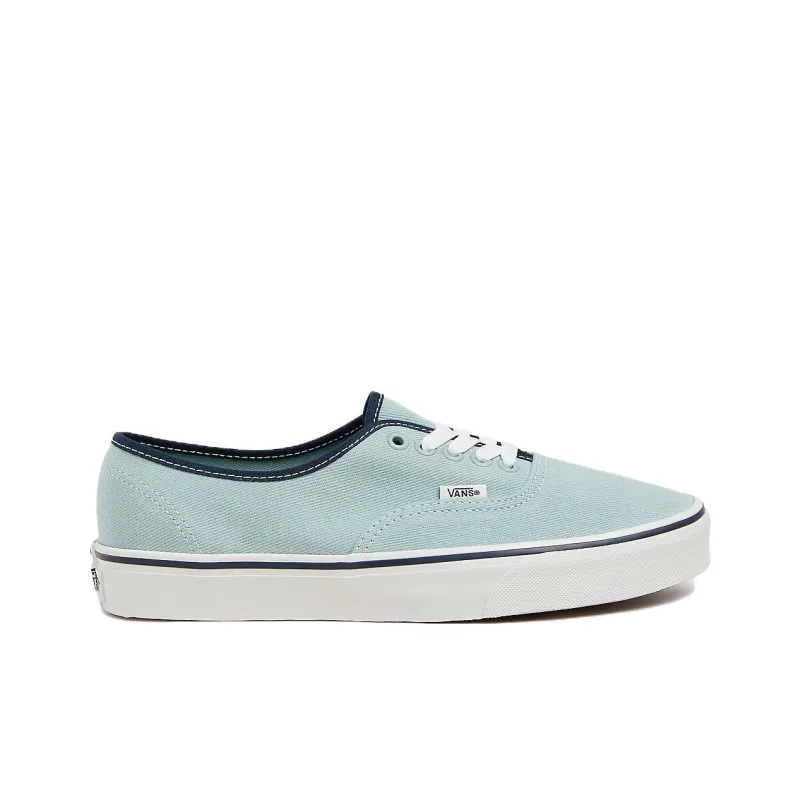 Vans Authentic Non slip Lightweight Low Top Skateboard Shoes Men's Cyan-1