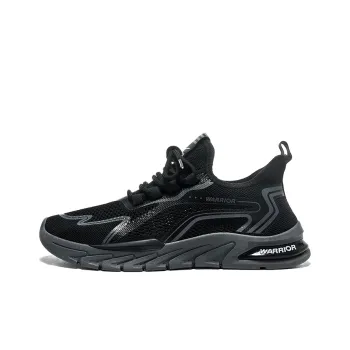 WARRIOR Running Shoes Men Low-Top Black