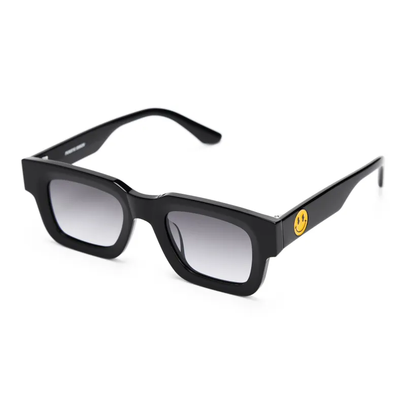 PLASTIC BRAIN Plate Frame TR/Memory Plastic Square Ink Lenses Unisex Multicolor Dopamine Dressing-0