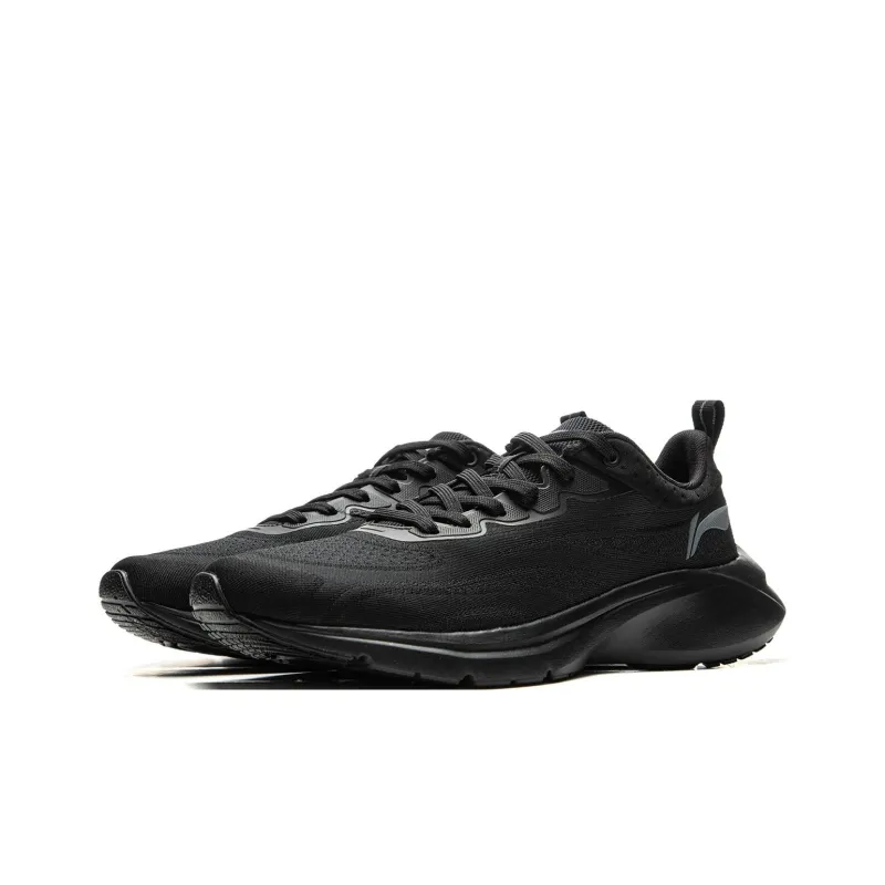 LiNing YunQue Wear-Resistant Low-Top Casual Running Shoes Men's Black-1