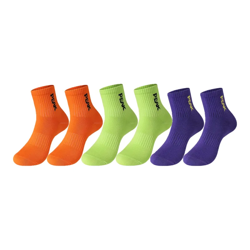 PEAK Ankle Socks Unisex Multi double Loading Multiple Colors-10