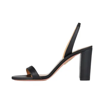 AQUAZZURA So Nude Strap Sandals 8.5cm Women's Black