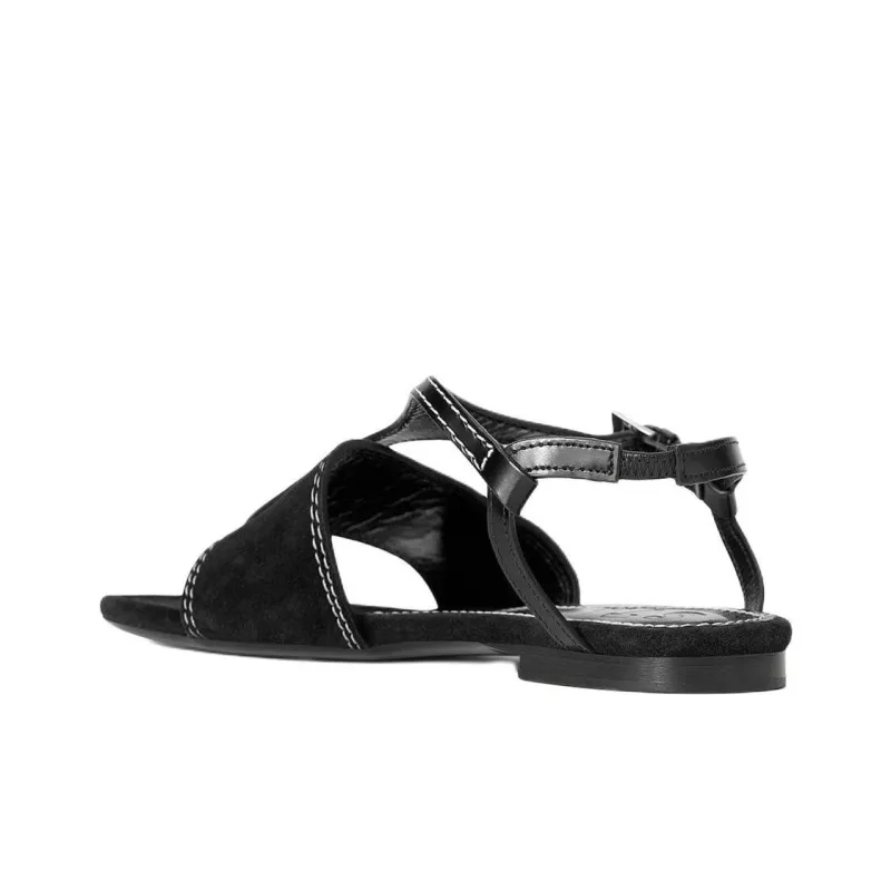 Staud Pura Vida Strap Sandals Women's Black-3