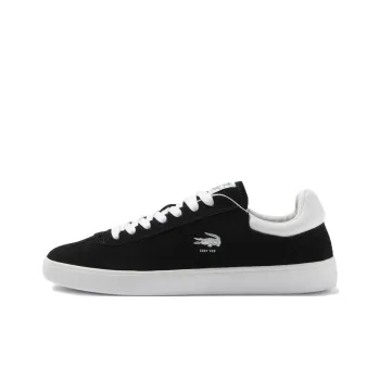 LACOSTE Baseshot Low-Top Skateboard Shoes Men's Black White