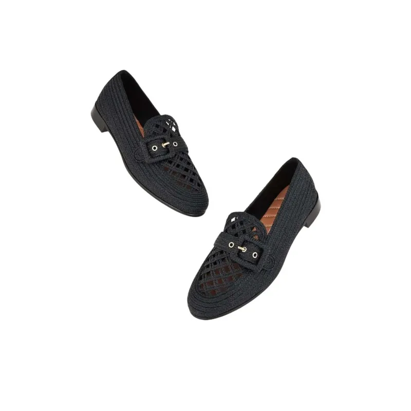 AQUAZZURA Visconti Loafers Women's Black-3