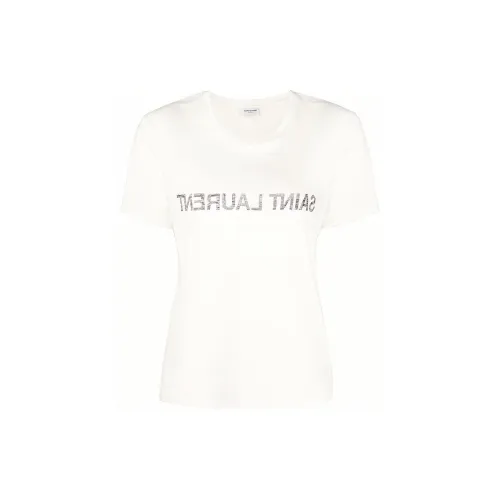 SAINT LAURENT T-Shirts Women's White