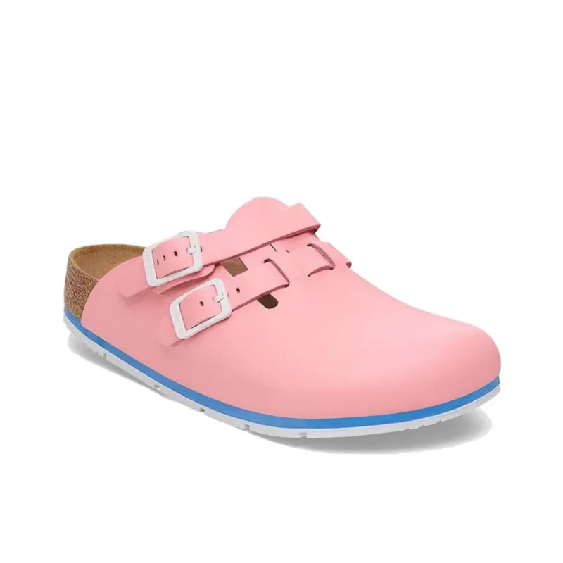 Birkenstock Slip Resistant Closed Toe Slippers Women's Pink-2