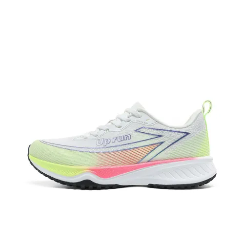 Up Run Moonlit Arrow Running Shoes Unisex Low-Top White