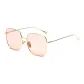 Gold Frame with Pink Lens