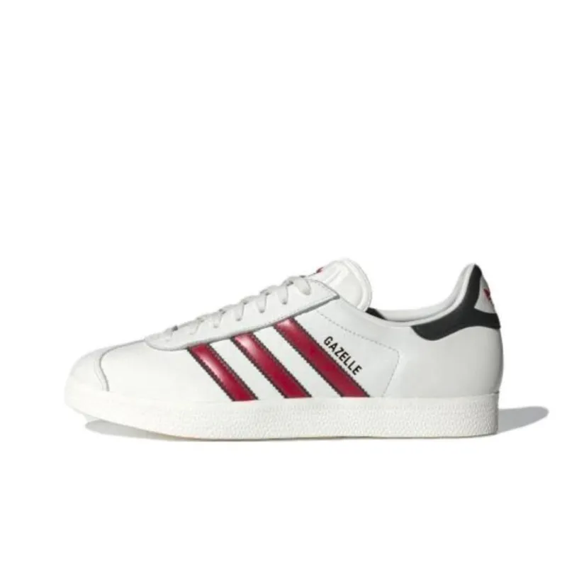 Adidas Gazelle White Scarlet Black-0