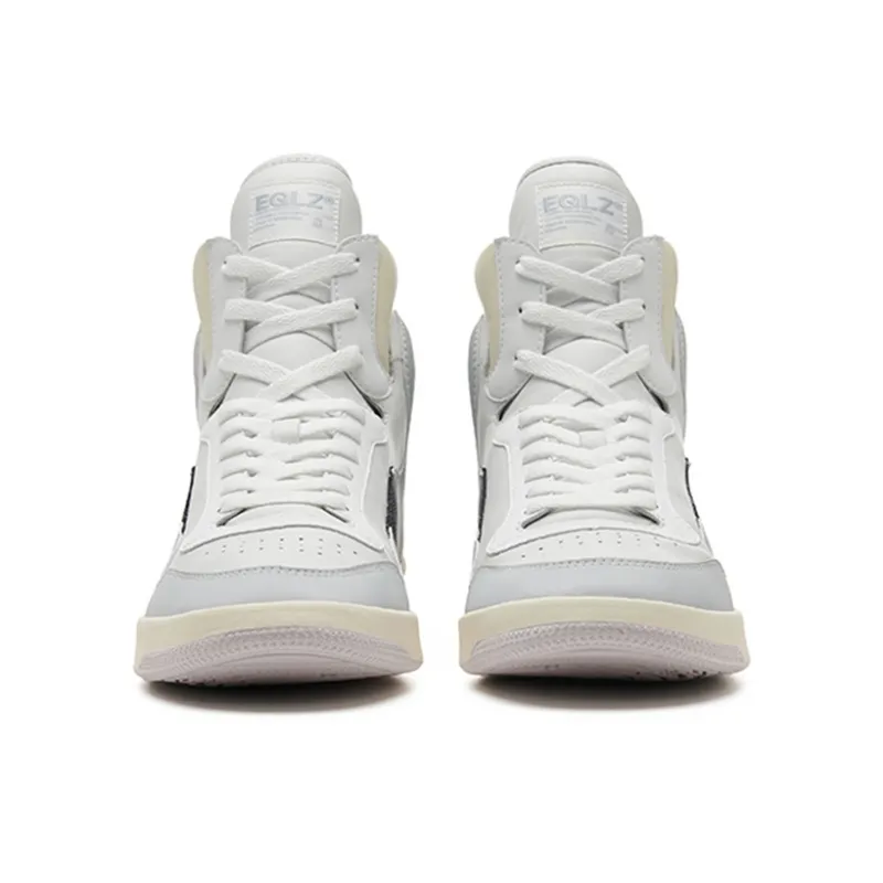 EQLZ EQUALIZER 1970 Lightweight High Top Vintage Basketball Shoes Unisex Mixed Ash Gray-4