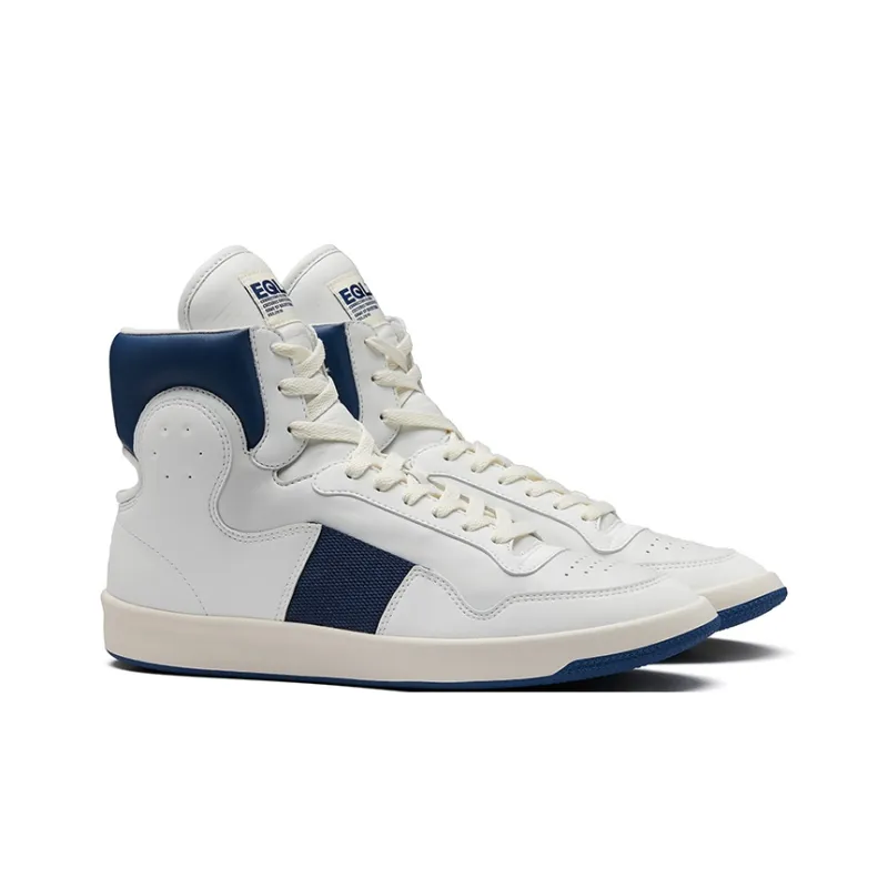 EQLZ EQUALIZER 1970 Lightweight High Top Vintage Basketball Shoes Unisex Campus Blue-2