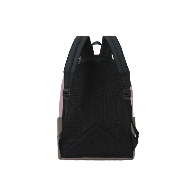 TURN UP Polyester Backpack Regular Unisex Pink Brown-2