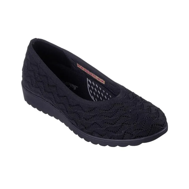 Skechers ARCH FIT CLEO Low-Top Casual Shoes Women's Black-1