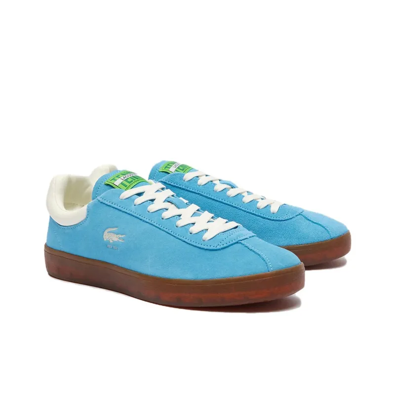 LACOSTE Low Top Skateboard Shoes Men's Blue-1