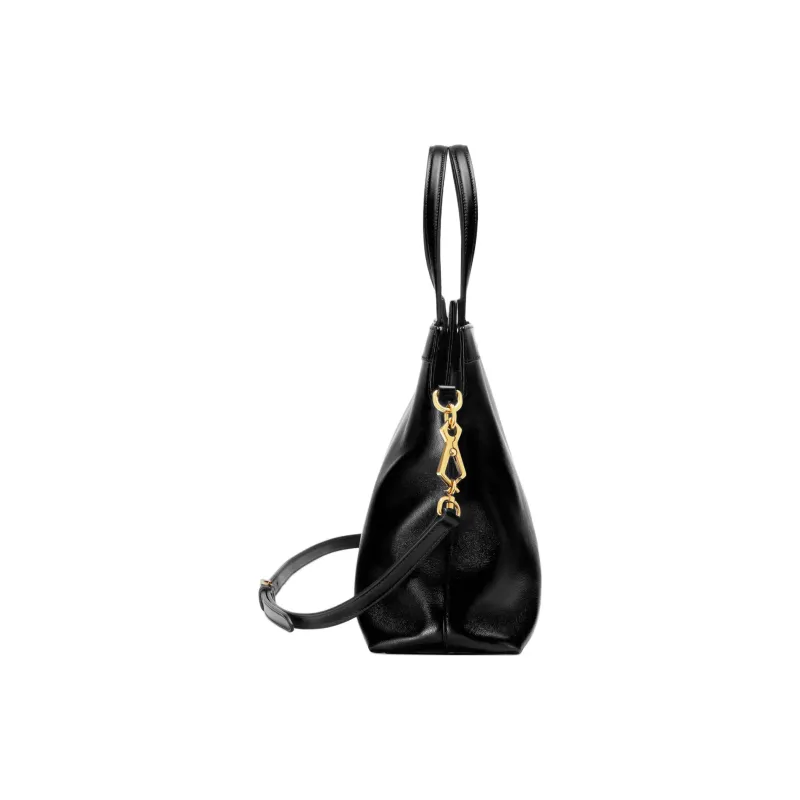 GUCCI Lambskin Tote Bag, Shopping Bag, Shoulder Bag, Crossbody Bag, Handbag Medium Size Women's Black-2
