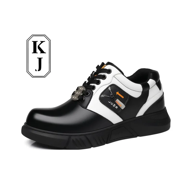 KJ Dress Shoes Men Low Top White-1