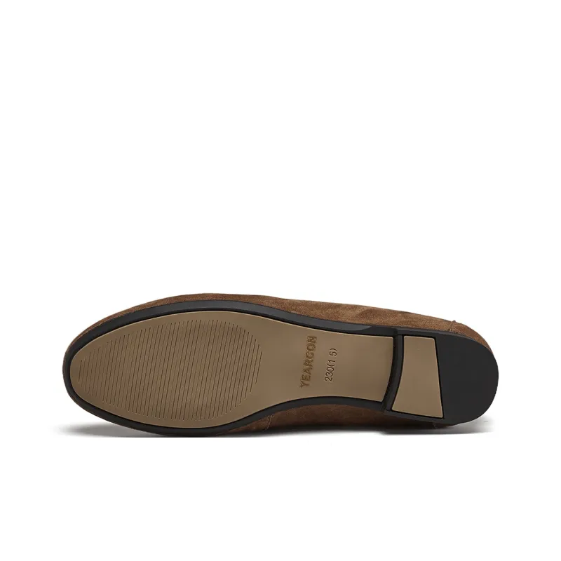 YEARCON Loafers Women's Cameo Brown/Green-3
