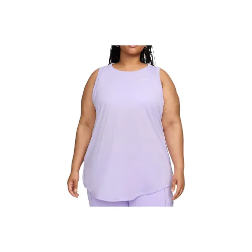 Nike Dri-Fit Tank Tops Women's Purple Lilac Flower/White