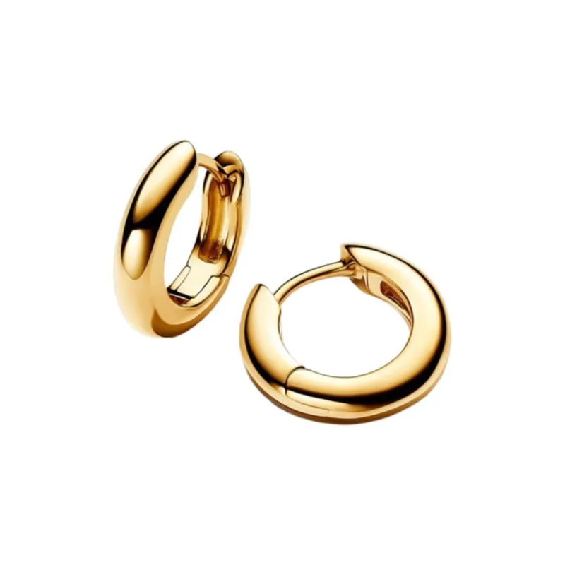 Pandora Gold Plated Earrings Women's Gold-0