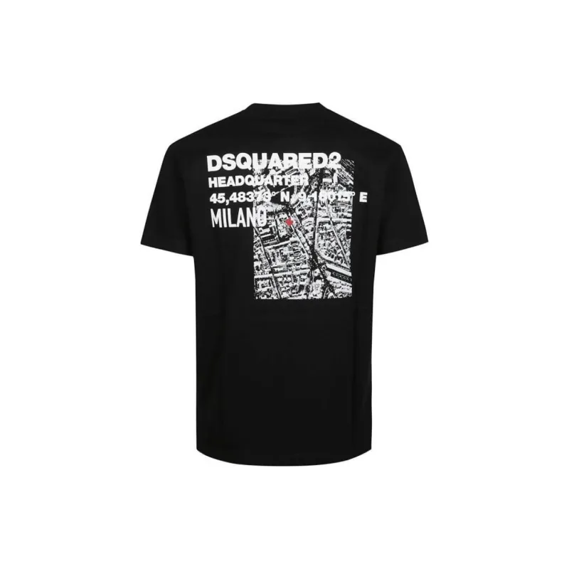 Dsquared2 Ceresio Map Cool Fit T Shirt-1