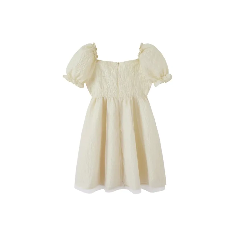 Incolore Short Sleeved Dresses Women's Apricot-1