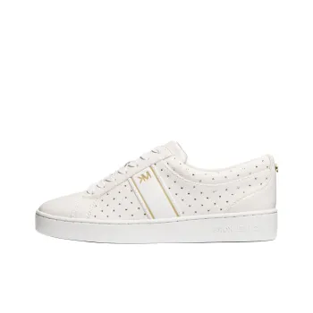 MICHAEL KORS Juno Low-Top Skateboard Shoes Women's Cream White