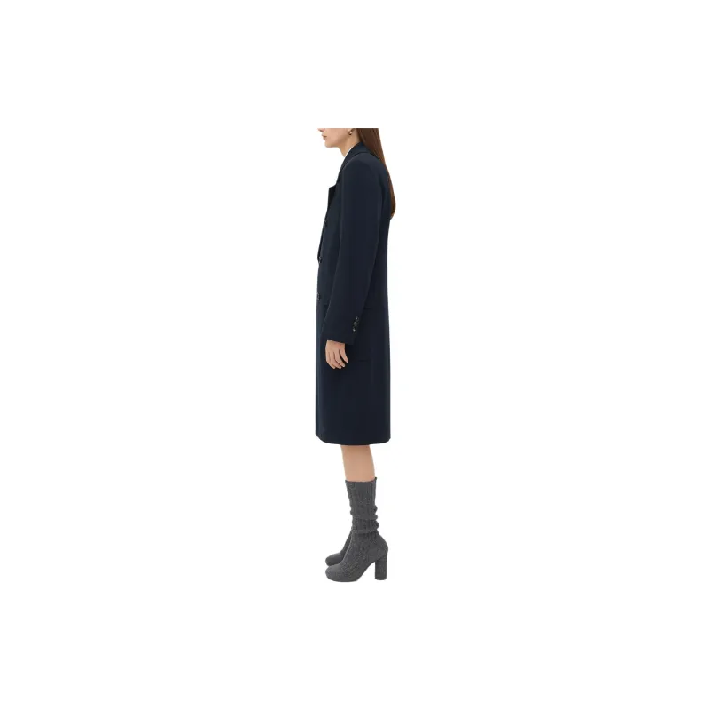 Bottega Veneta Coat Women's Midnight Blue-2