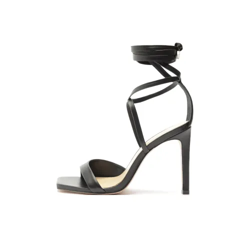 Schutz Bryce Strap Sandals 10.8cm Women's Black