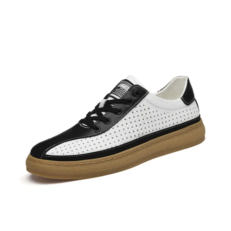 Extravagant Anti Slip Wear Resistant Lightweight Breathable Low Top Skateboard Shoes Men's-1
