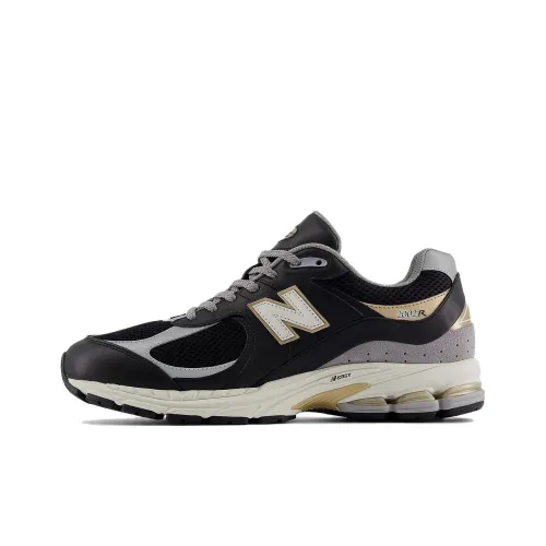 New Balance 2002R Black Sea Salt Gold Metallic