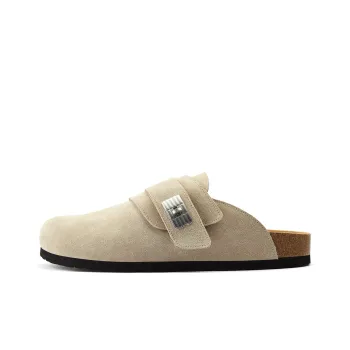 BONELESS Closed Toe Slippers Unisex Light Coffee