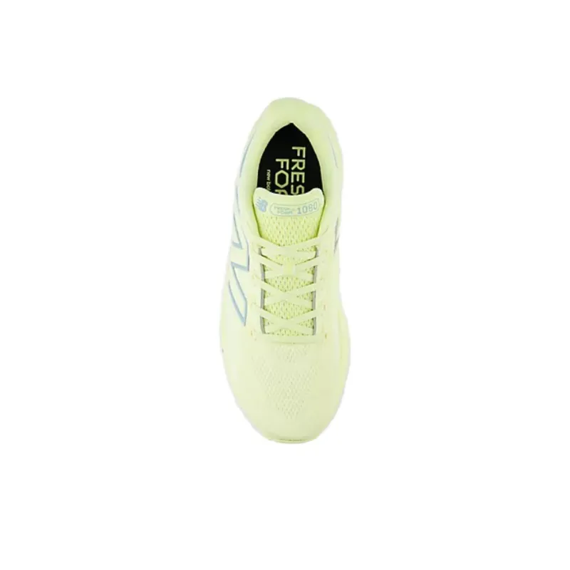 New Balance 1080v13 Anti-Slip Wear-Resistant Low-Top Running Shoes Men's Green Yellow-3