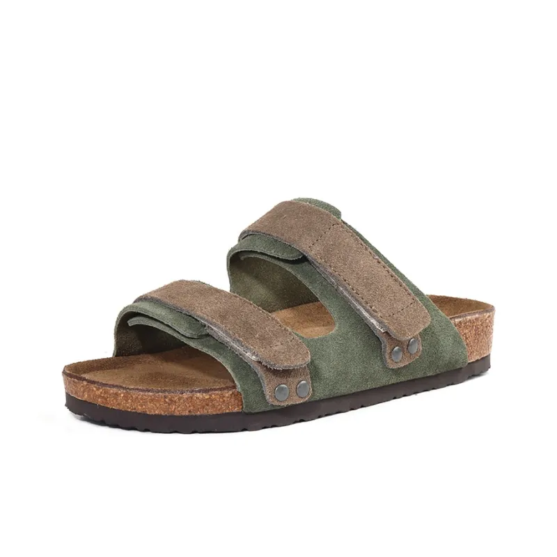 East Garden Works Slip Resistant Odor Resistant Slide Slippers Unisex Army Green Khaki-4