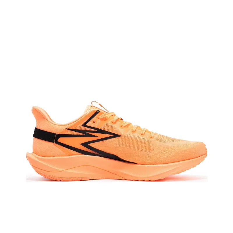 361° Speed Team Wear Resistant Low Top Running Shoes Men's Orange Black-1