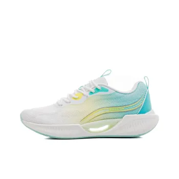 Warrior Wing Series Anti Slip And Wear Resistant Lightweight Low Top Running Shoes Unisex Beige Green