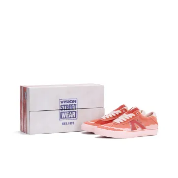 Vision Street Wear Push Pro Low-Top Skateboard Shoes Unisex Flesh Pink