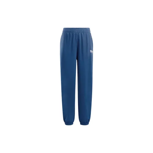 Reebok Knitted Sweatpants Women's Uniform Blue