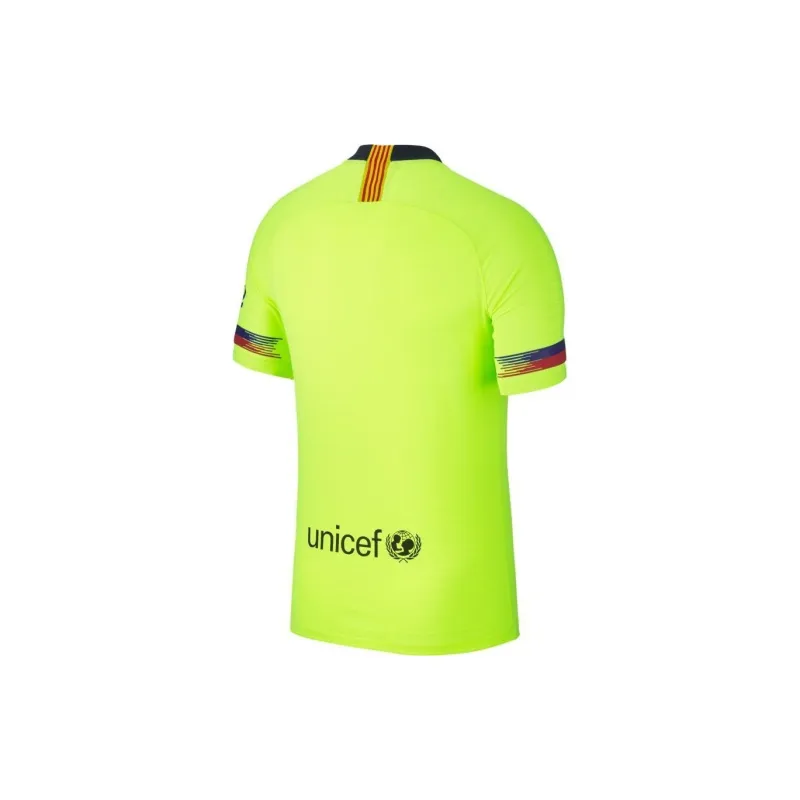 Nike FC Barcelona Vapor Match Away Jersey 2018/19 Soccer Jersey Men's Yellow Green-1