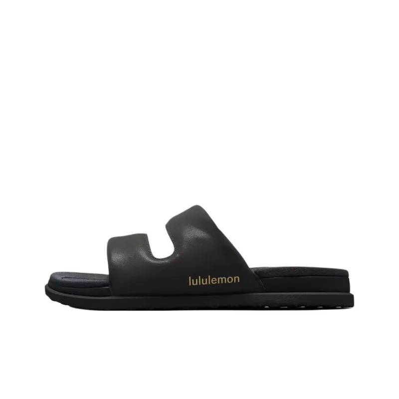 Lululemon Restfeel Slide Slip Resistant Abrasion Resistant Slide Slippers Women's Graphite Gray-0