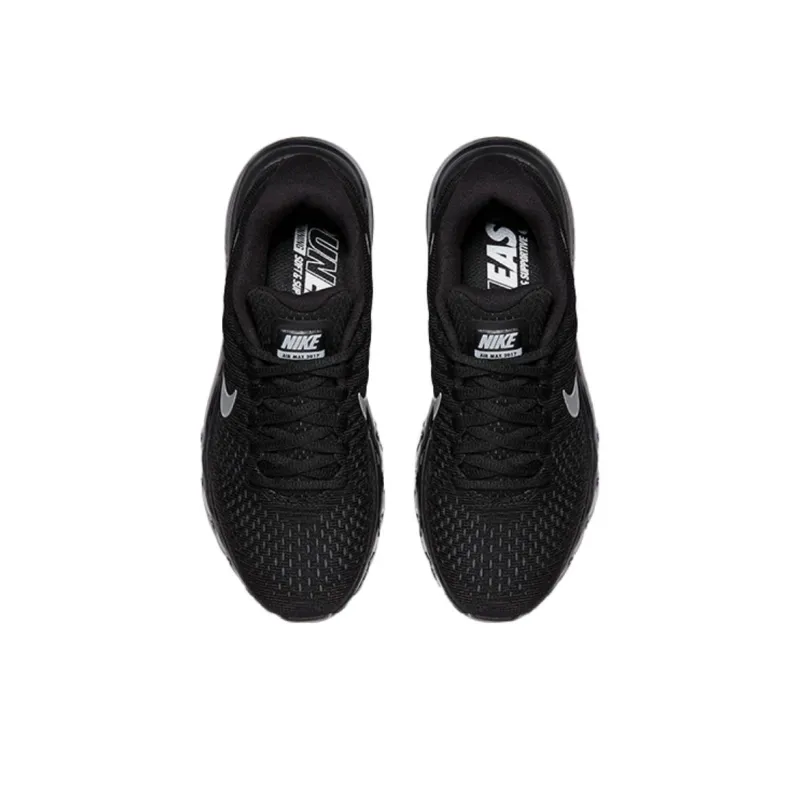 Nike Air Max 2017 Low Top Casual Running Shoes Women's Black Gray-3