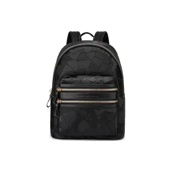 FAIRWHALE Oxford Backpack Men's Gem Black/Navy Blue/Maple Leaf Red
