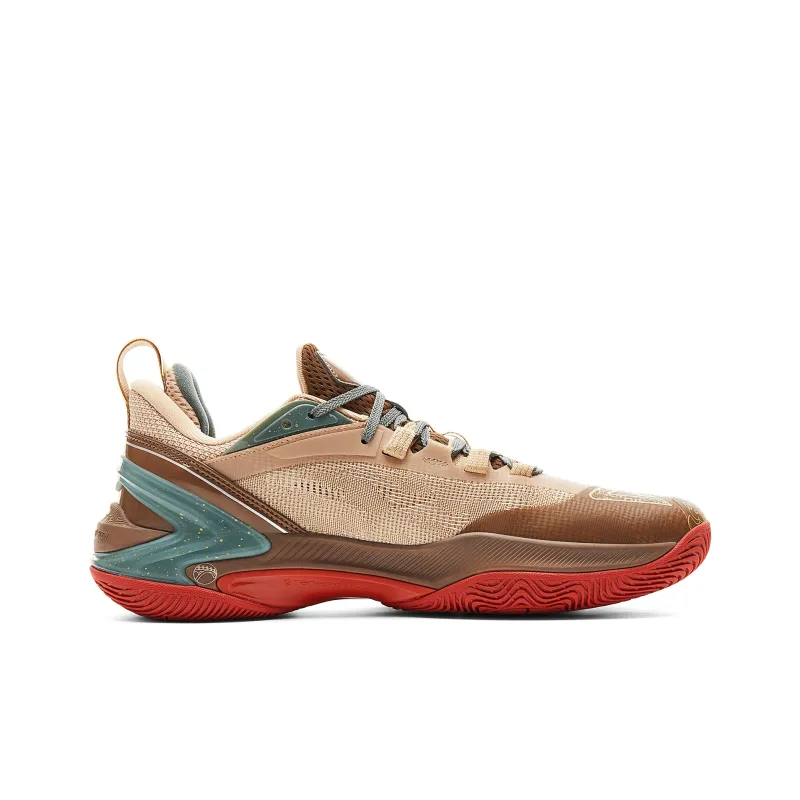 PEAK Agile 2.0 Cushioned Wear-Resistant Breathable Rebound Low-Top Performance Basketball Shoes Men's Sand Yellow-2