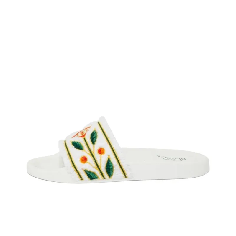 CASABLANCA Slide Slippers Men's White-0