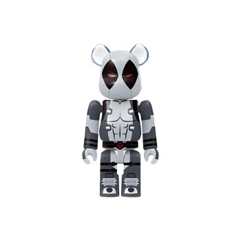 BE@RBRICK 100% Happy X Men X Men Gray Deadpool & Bishop Trendy Figures 7cm