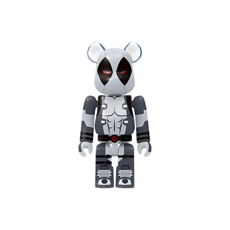 BE@RBRICK 100% Happy X Men X Men Gray Deadpool & Bishop Trendy Figures 7cm-0
