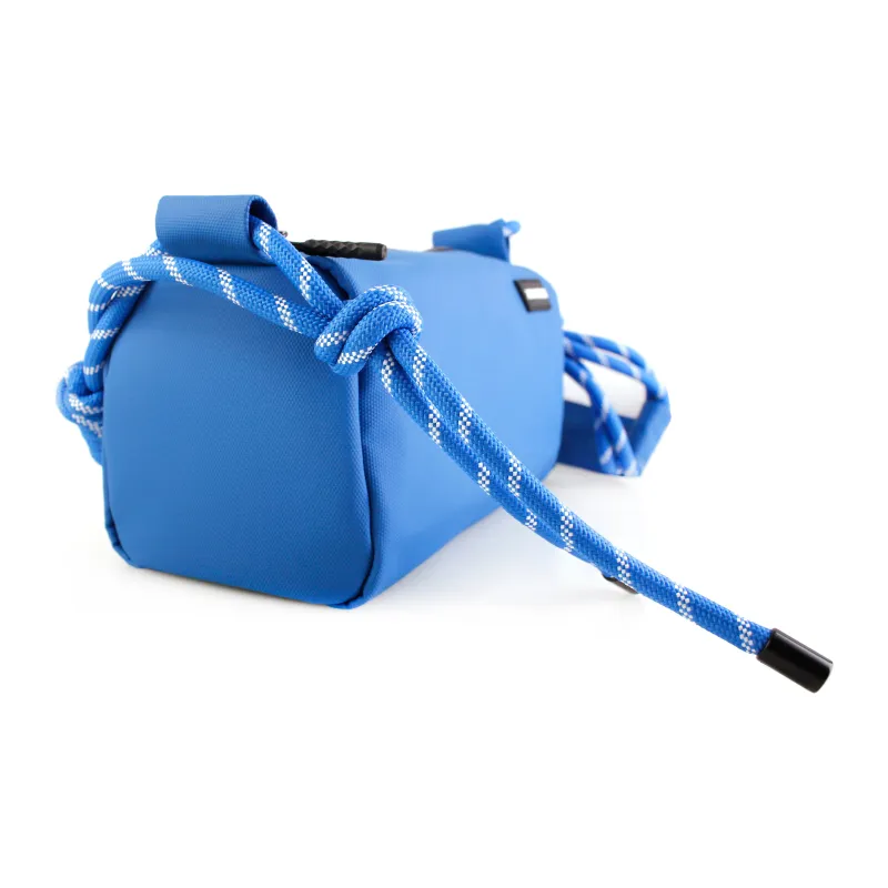 BACKSTAGE Polyester Shoulder Bag, Crossbody Bag Unisex Ecru/Black/Blue/Gray-3