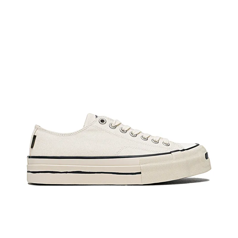 TC Tcmade 015 Anti-Slip Wear-Resistant Low-Top Canvas Shoes Unisex White-1