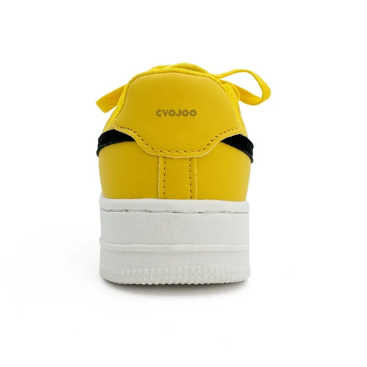 CVOJOO Gift Box Set Stars Collection Low-Top Skateboard Shoes Unisex Yellow-3